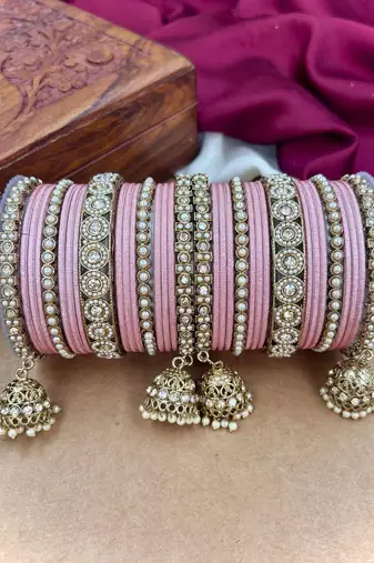 Ethnic antique finish bangles set