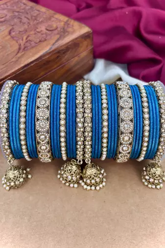Ethnic antique finish bangles set