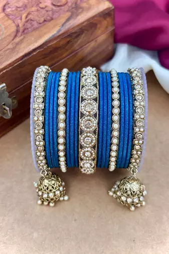 Ethnic antique finish bangles set
