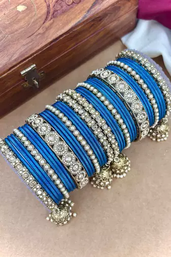 Ethnic antique finish bangles set