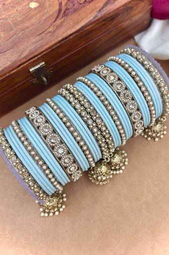 Ethnic antique finish bangles set