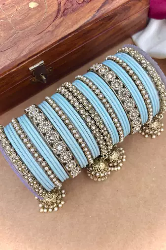 Ethnic antique finish bangles set