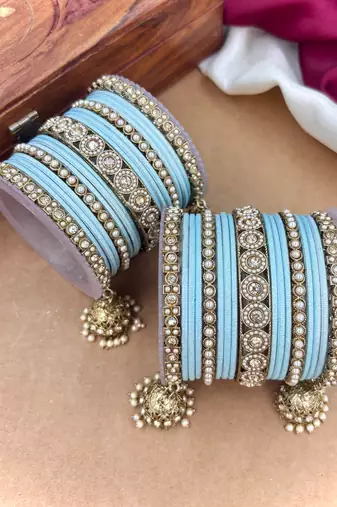 Ethnic antique finish bangles set