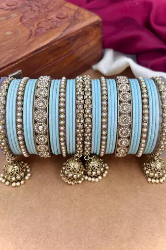 Ethnic antique finish bangles set