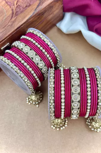 Ethnic antique finish bangles set