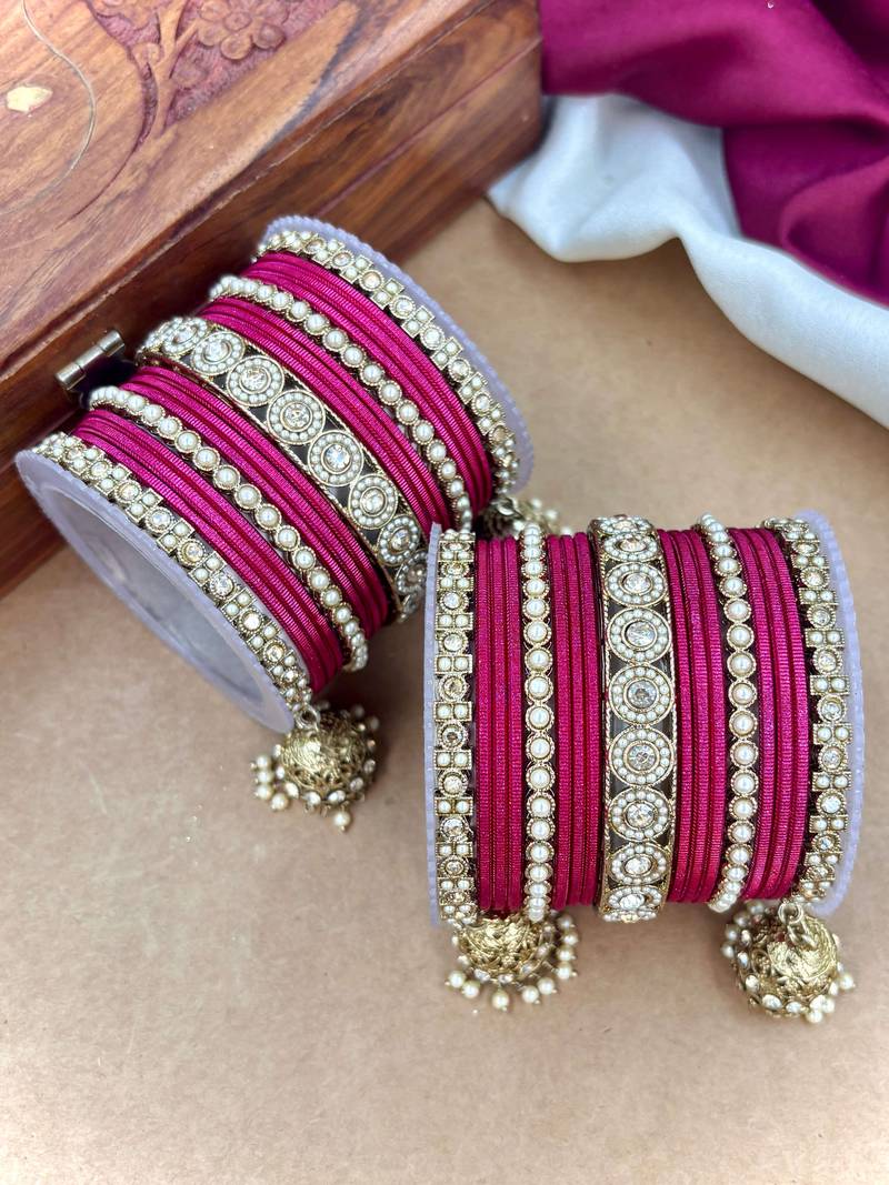 Ethnic antique finish bangles set