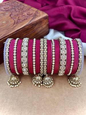 Ethnic antique finish bangles set 2