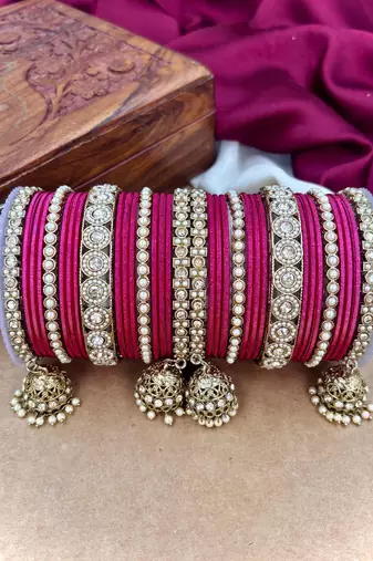 Ethnic antique finish bangles set