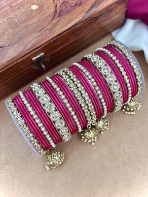 Ethnic antique finish bangles set 3