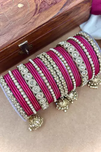 Ethnic antique finish bangles set