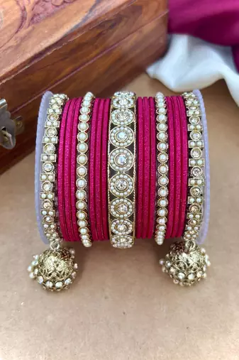 Ethnic antique finish bangles set