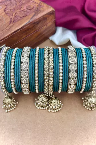 Ethnic antique finish bangles set
