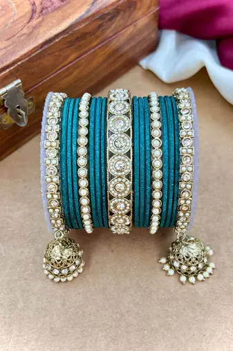 Ethnic antique finish bangles set