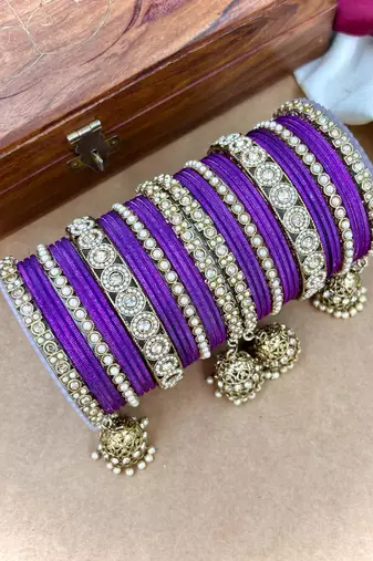 Ethnic antique finish bangles set