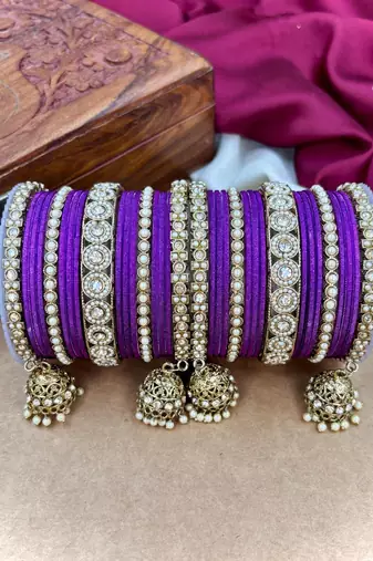 Ethnic antique finish bangles set