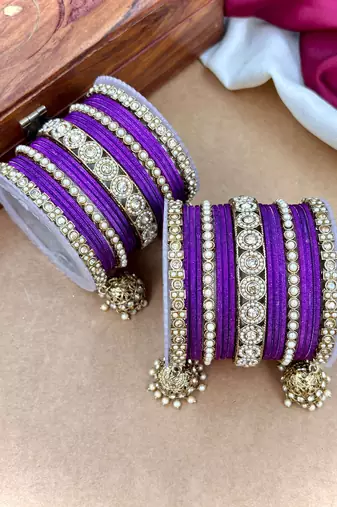 Ethnic antique finish bangles set