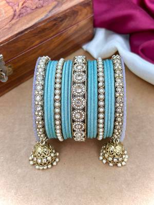 Ethnic antique finish bangles set 1