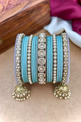 Ethnic antique finish bangles set