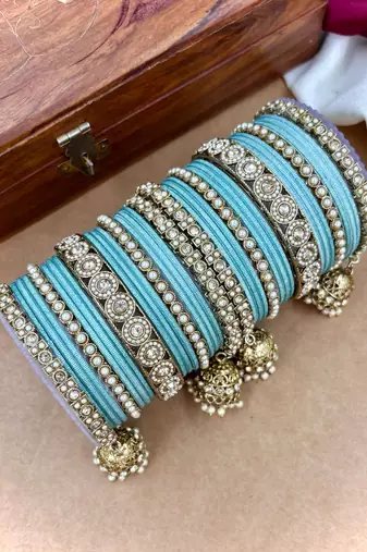 Ethnic antique finish bangles set