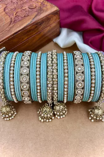 Ethnic antique finish bangles set