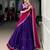 purple naysha silk lehenga set with vichitra silk dupatta