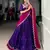 purple naysha silk lehenga set with vichitra silk dupatta