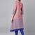 Onion  cotton printed anarkali kurta