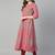 Onion cotton printed anarkali kurta