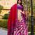 purple tussar silk tie dye printed lehenga choli set