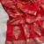 Red Color Purely Hand Daying Chinya Tisu Viscose Khaddi Crepe Georgette Saree