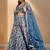 Astonishing Blue Sequins Net Party Wear Lehenga Choli With Dupatta