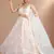 white designer net bridesmaid lehenga choli with sequins work