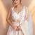 Wonderful White Sequins Net Bridesmaid Lehenga Choli With Dupatta