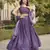 purple art silk festive lehenga with premium beads work