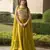 antique gold beads work art silk lehenga set for women