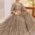Gleaming Gray Sequins Net Bridesmaid Lehenga Choli With Dupatta