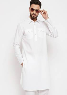 White cotton kurta 1