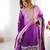 Purple ombre embroidered sharara set