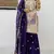 Royal blue heavily embellished sharara set