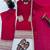 Red embroidered salwar kameez set