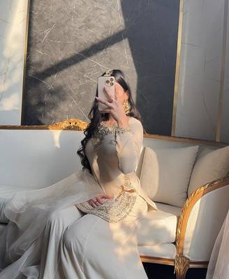 Ivory silk blend embroidered palazzo set 3