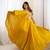 yellow full stitched fox georgette lehenga choli set for women
