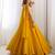 yellow full stitched fox georgette lehenga choli set for women