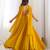 yellow full stitched fox georgette lehenga choli set for women