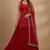 Red Embroidered Lehenga Set with Sheer Dupatta