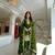 Green Gimmy Silk Embroidery Work Wedding wear palazzo Set