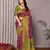 purple silk blend banarasi saree with unstitched blouse piece
