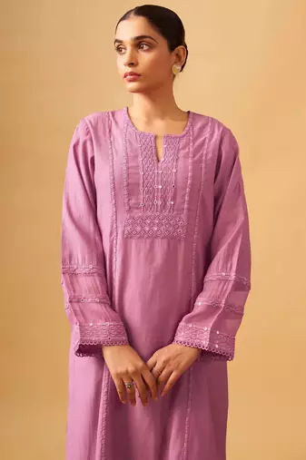 Modern ethnic viscose rayon set with sheer dupatta