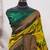 Lemon green  soft silk blend banarasi jacuard work designer party wear saree with unstitched blouse piece