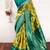 Lemon rama  soft silk blend banarasi jacuard work designer party wear saree with unstitched blouse piece